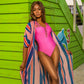 Pink sun one-piece swimsuit (pre-order 6 weeks)