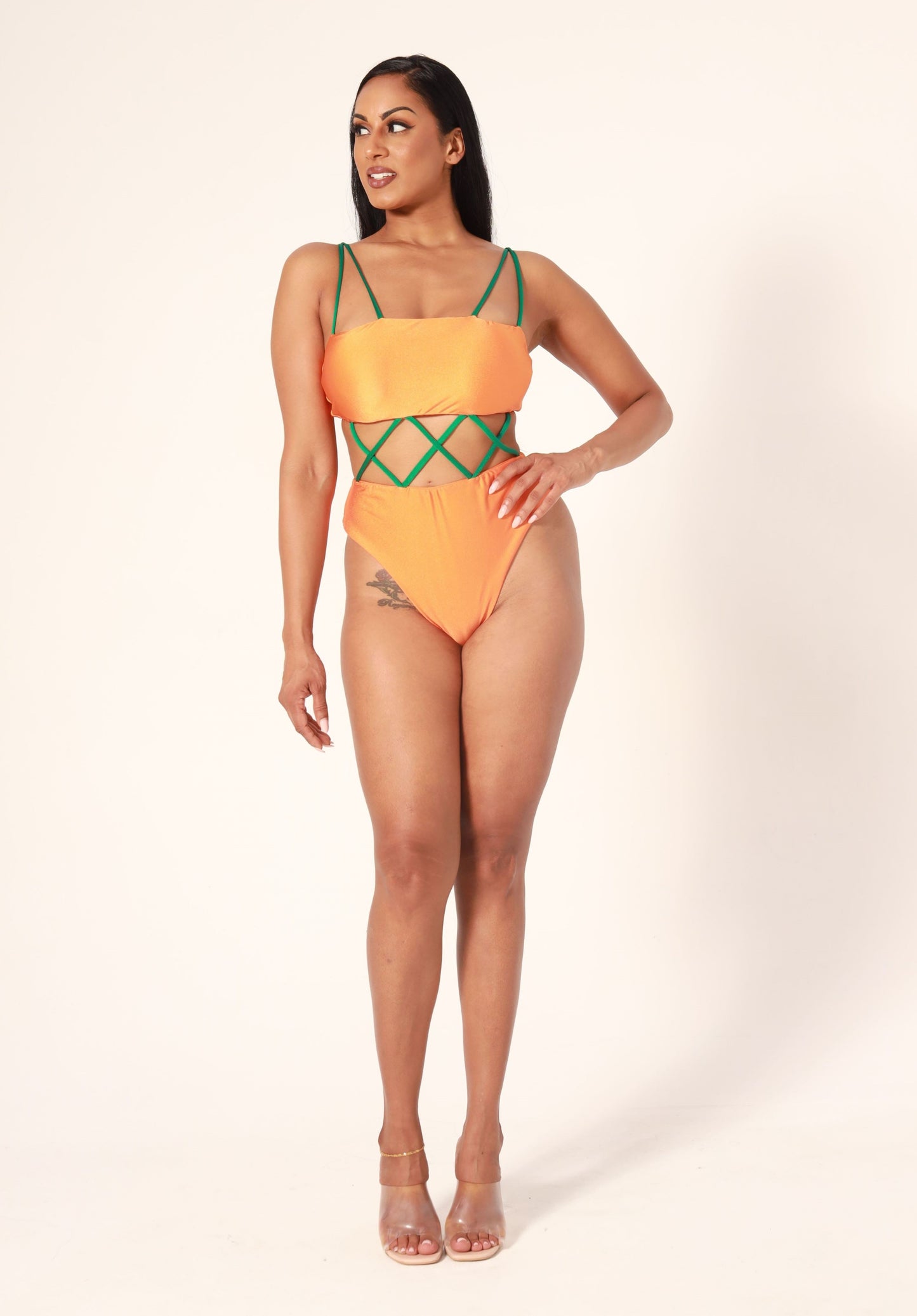 Palm-Pineapple Swimsuit (Pre-order 6 weeks)