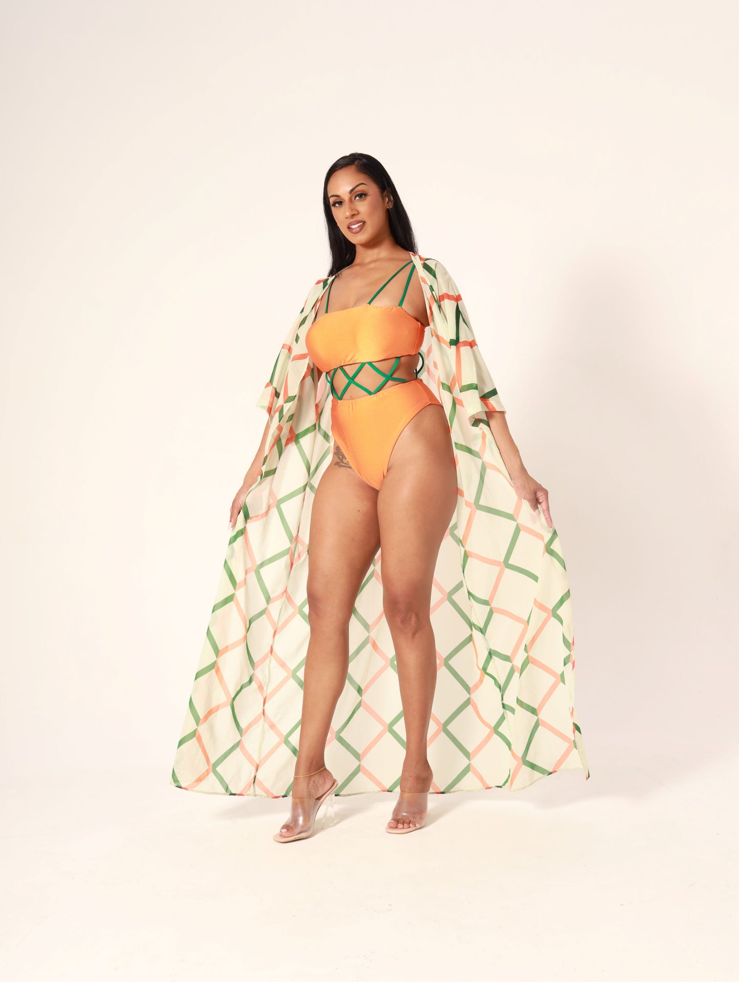 Palm-Pineapple Swimsuit (Pre-order 6 weeks)